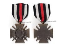 Germany WW1 Hindenburg Cross with Swords for Combatants Maker N&H
