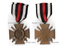 Germany WW1 Hindenburg Cross with Swords for Combatants Maker RV 83 Pforzheim