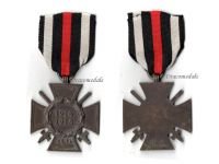 Germany WW1 Hindenburg Cross with Swords for Combatants Maker RV 67 Pforzheim