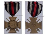Germany WW1 Hindenburg Cross with Swords for Combatants Maker ESL