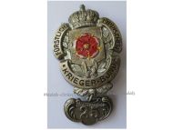 Germany WW1 Lippe Detmold Membership Badge of the Veteran Association with Bar for 25 Years by Mayer & Wilhelm