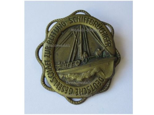 Germany WW2 Badge of the German Maritime Search Rescue Association 1933 1945