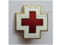 Germany WW2 German Red Cross Badge Civil Volunteer Social Welfare 5th Type by Deschler
