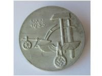 Germany WW2 Badge Tag der Arbeit 1 May 1936 Work Day Tinnie by Karl Hensler