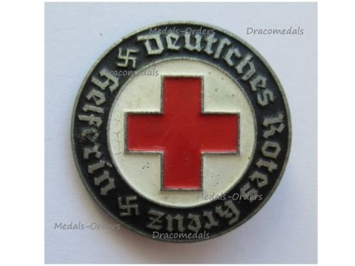 Germany WW2 Nurse Badge Helferin German Red Cross for Female Helpers by CB