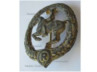 Germany WW2 Riding Equestrian Badge 1930 Gold Class by Lauer