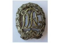 Germany WW2 Sports Badge DRL 1935 1945 Silver Class by Wernstein Jena