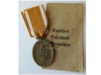 Germany WW2 West Wall Medal with Envelope by Carl Poellath