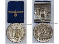 Germany WW2 Long Service Medal 4th Class for 4 Years with Eagle for the Army and the Navy (Wehrmacht & Kriegsmarine)