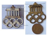 Germany WW2 XI Olympiad Badge Berlin 1936 Summer Olympics by Hermann Aurich
