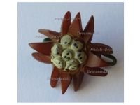 Germany WW2 Edelweiss Flower WHW Badge Tinnie