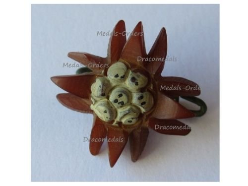 Germany WW2 Edelweiss Flower WHW Badge Tinnie