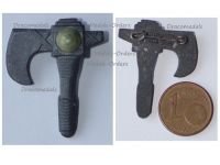 Germany WW2 Germanic Axe WHW Badge Tinnie Marked W8