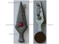 Germany WW2 Germanic Dagger WHW Badge Tinnie Marked P1