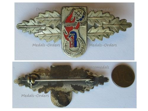 Germany Fireman Badge of the German Youth Fire Department DJF 1964
