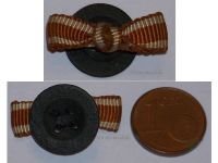 NAZI Germany WW2 West Wall Medal Ribbon Lapel Pin Boutonniere Marked M57/63a by HJDO