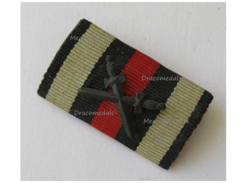 Germany WW1 Ribbon Bar Hindenburg Cross with Swords