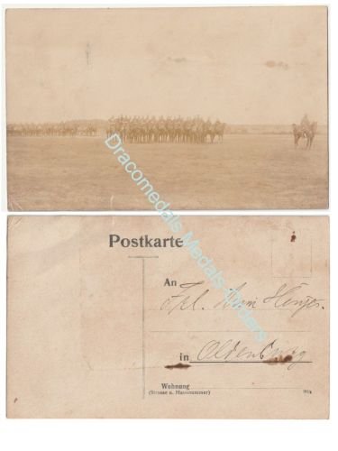 Germany WW1 Group Photo, Cavalry Formation