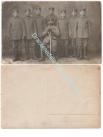 Germany WW1 Squad Photo, German Child Soldiers Underage Boys, NCO, Sword, Medal Bar 
