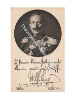 Germany WW1 Kaiser Wilhelm II Propaganda Postcard for the Support of the Red Cross