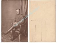 Germany WW1 Photo Officer, Iron Cross 2nd Class Ribbon, Cavalry Boots