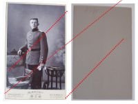 Germany WW1 Cabinet Photo of German Gefreiter LCpl in full Dress Uniform with Cap, Dagger & Gloves by Rembrandt