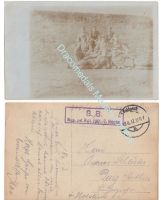 Germany WW1 Group Photo Squad, Feldpost 250th Infantry Regiment, 7th Company, 1917