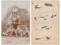 Germany WW1 Humorous Photo Pioniere Engineers, Human Pyramid, "Parole Heimat"