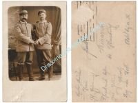 Germany WW1 Photo Infantry Senior NCOs Master Sergeant (Feldwebel), Brothers