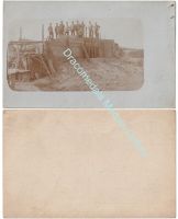 Germany WW1 Photo German Engineer Squad, Bunker Construction Site