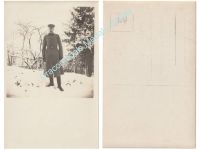 Germany WW1 Portrait Photo German NCO, Overcoat, Engineers (Pioniere) Collar Tabs