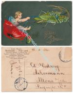 Germany WW1 Postcard, Happy Pentecost, Addressed to Altona