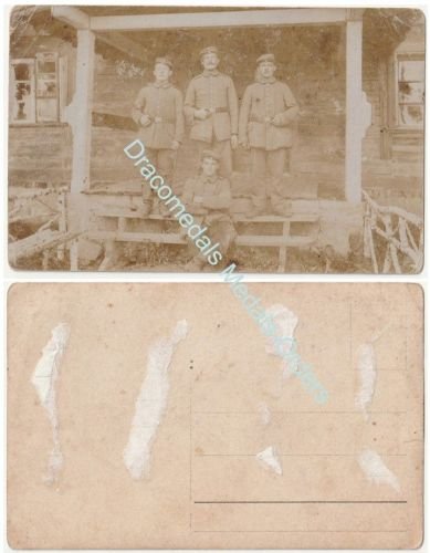 Germany WW1 Group Photo 4 German Soldiers