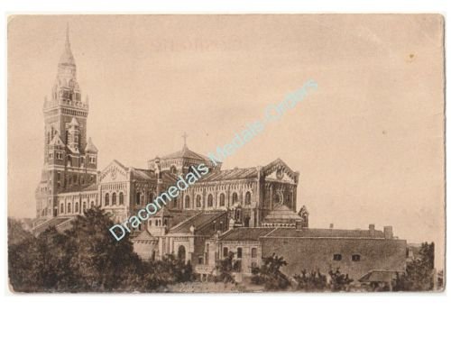 Germany WW1 Propaganda Postcard Notre Dame, Albert, Somme Found on British POW, 1915