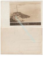 Germany WW1 Propaganda Postcard, Snow-Covered Battlefield Grave, Ein Opfer Treuer Wacht