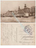 Germany WW1 Propaganda Postcard, Blankenberghe Casino, Unterarzt 5. Sanitatskompanie, Feldpost 1918