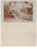 Germany WW1 Propaganda Postcard, Destroyed French Howitzer Arillery Gun