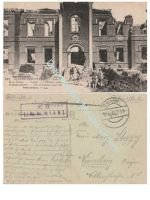 Germany WW1 Propaganda Postcard Battle of the Somme from Captured Allied Stock, Bavarian Reserve Regiment, Postmarked 1918
