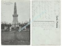 Germany WW1 Propaganda Postcard Lille, Henin Lietard, Labor Victims Monument, 1915