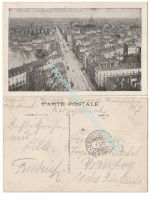 Germany WW1 Propaganda Postcard Lille, Grand'Place, 1915, 6th Army, 3rd Feldpost Station