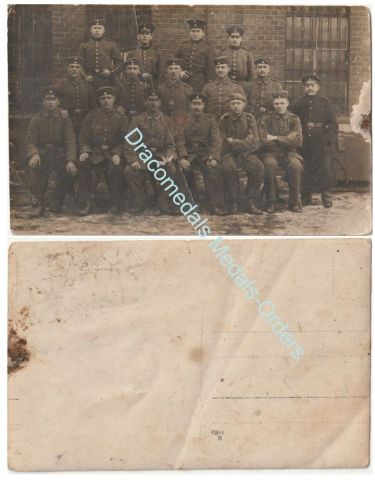 Germany WW1 Photo 5th Infantry Regiment, NCOs, Soldiers