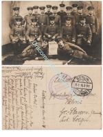 Germany WW1 Group Photo 6th Garde Infanterie Regiment, Officers, NCOs, Men, Training Graduation, Feldpost 1916