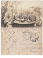 Germany WW1 Photo NCO, Iron Cross, Feldpost 1916, 29 Infanterie Division, Battle of the Somme