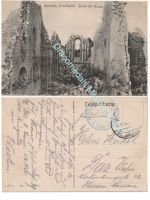 Germany WW1 Postcard, Dontrien Church Ruins, Feldpost 1916, 39th Infantry Regiment, 50 Infanterie Division