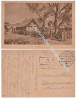 Germany WW1 Postcard, Stawok, Feldpost 1917, Armeegruppe Gronau