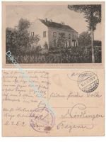 Germany WW1 Propaganda Postcard Weaver's Cottage Donchery 1870, Feldpost Prussian Railroad Construction Company, IX Army Corps, 1916