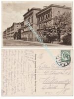 Germany WW2 Postcard, Erlangen Neue Kaserne (New Barracks), Stamp Friedrich Schiller, Cancellation 1934