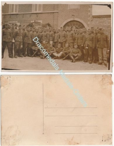 Germany WW2 Group Photo German Wehrmacht Platoon NCOs Soldiers