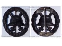 Germany WW1 Black Wound Badge for the Army Iron Made (Magnetic) Cut Out Type