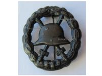 Germany WW1 Black Wound Badge for the Army Iron Made (Magnetic) Cut Out Type